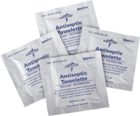 CA/1000 - Medline Industries Textured Antiseptic and Cleansing Towelette, 5" x 7" - Best Buy Medical Supplies