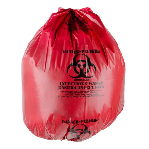 CA/150 - Medegen Medical Biohazardous Waste Collection Bag, 1.25mil Thick, 40" × 46" Red - Best Buy Medical Supplies