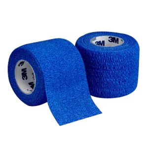 CA/18 - 3M Coban&trade; Self-Adherent Wrap, Lightweight, Latex, Non-Sterile, 4" x 5 yds, Blue - Best Buy Medical Supplies
