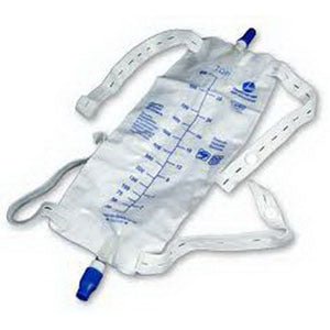 CA/20 - Amsino AMSure&reg; Urinary Drainage Bag with Anti-reflux Flutter Valve 2000mL Diamond Shape Large, Sterile, Latex-free Straps - Best Buy Medical Supplies