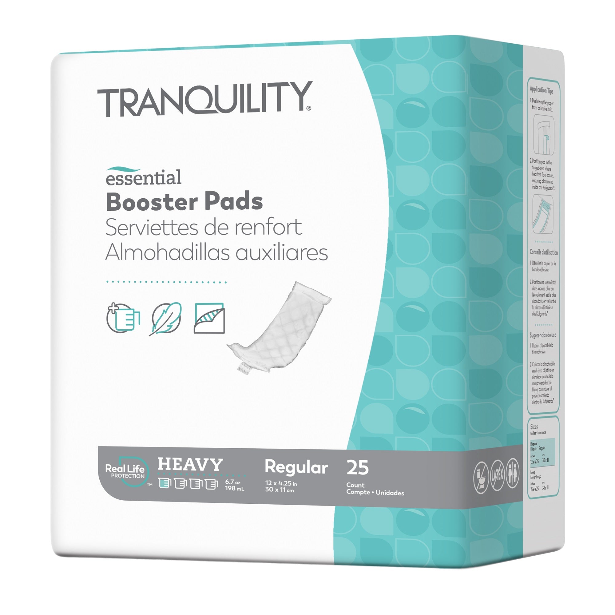 CA/200 - Tranquility&reg; Select&reg; Booster Pad 12" x 4-1/4", 6-2/3 oz Fluid Capacity, Latex-Free - Best Buy Medical Supplies