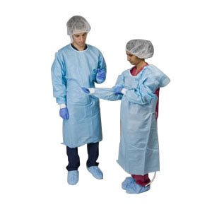 CA/24 - ChemoPlus&trade; Poly-coated Impervious Gown Large - Best Buy Medical Supplies