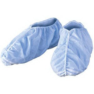 CA/300 - Kimberly Clark Prof Non-sterile Clean Room Shoe Cover with Traction Strips Medium/Large, Latex-free, Sewn Seams, 3-layer SMS Fabric - Best Buy Medical Supplies