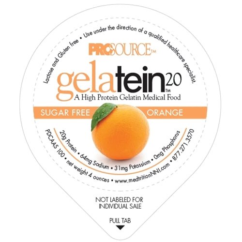 CA/36 - Prosource&trade; Gelatein 20 Orange Protein 4 oz Cup, 18-Month Shelf Life, 88 Cal - Best Buy Medical Supplies