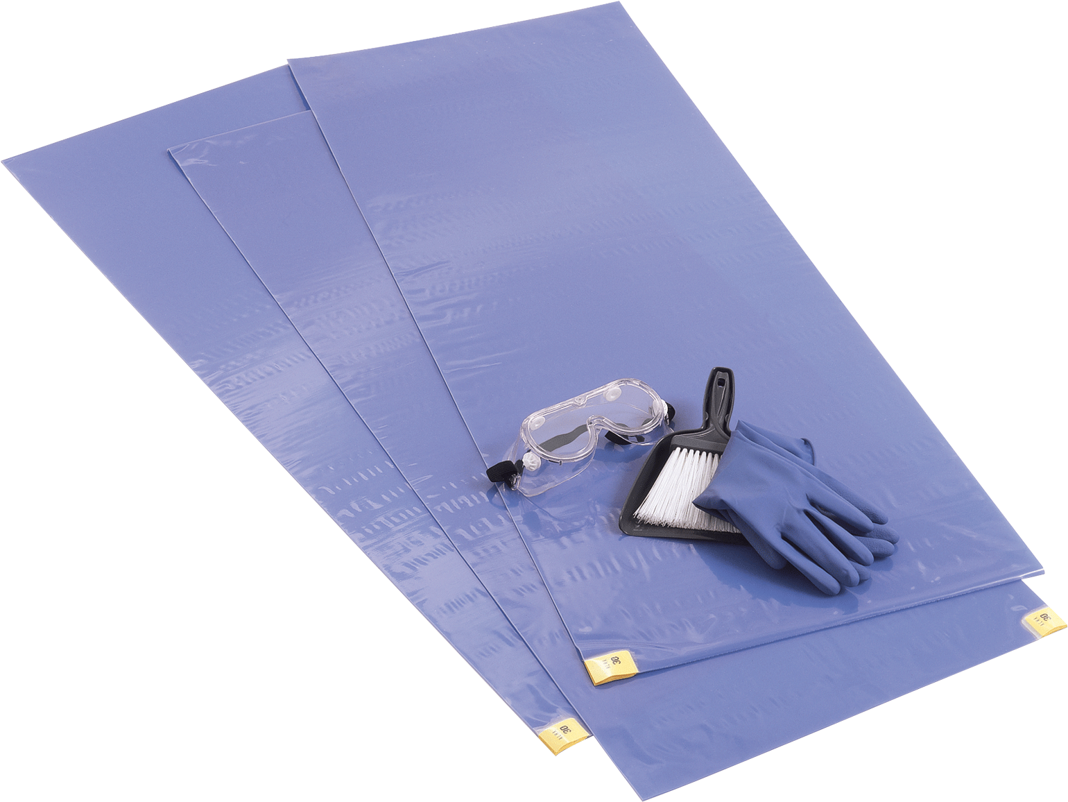 CA/4 - Kendall ChemoPlus&trade; Adhesive Contamination Control Floor Mat, Blue, 18" x 46" - Best Buy Medical Supplies