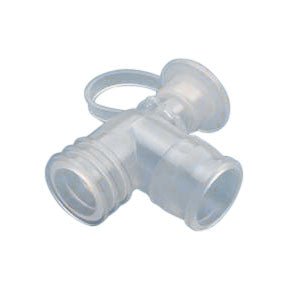 CA/50 - CareFusion AirLife&trade; Elbow Ventilator with Suction Port and Cap, 22mm I.D. x 22mm O.D. - Best Buy Medical Supplies