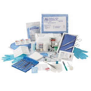 CA/50 - Medical Action Industries Suture Removal Kit with Iris Scissors - Best Buy Medical Supplies