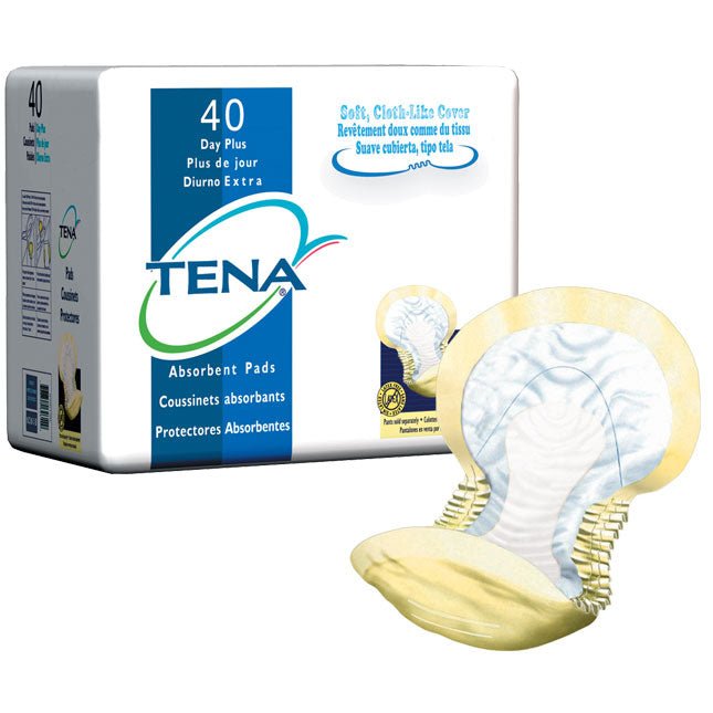 CA/80 - TENA&reg; Plus Absorbency Day Pad, Yellow - Best Buy Medical Supplies