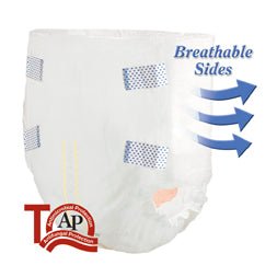 CA/96 - Tranquility® SmartCore™ Disposable Brief, 28 oz Fluid Capacity, Medium (32" - 44"), White - Replaces PU2412 - Best Buy Medical Supplies