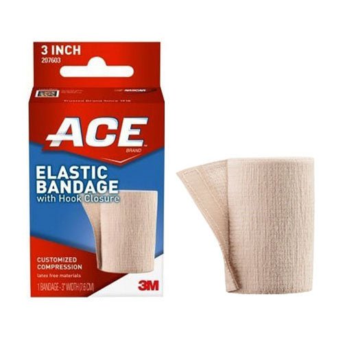 EA/1 - 3M™ ACE™ Elastic Bandage, with Hook Closure, 3" Tan - Best Buy Medical Supplies