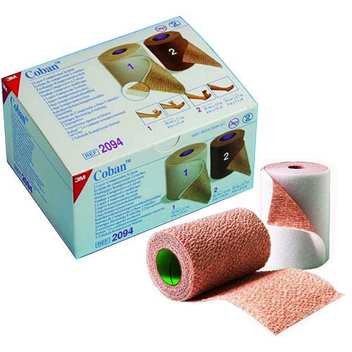 EA/1 - 3M Coban&trade; Compression System, 2-Layer, Latex-Free, Tan - Best Buy Medical Supplies
