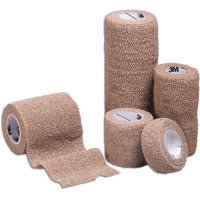 EA/1 - 3M Coban&trade; Self-Adherent Wrap, Lightweight, Latex-Free, Non-Sterile 2" x 5 yds, Tan - Best Buy Medical Supplies