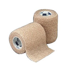 EA/1 - 3M Coban&trade; Self-Adherent Wrap, Lightweight, Latex, Non-Sterile 1" x 5 yds, Tan - Best Buy Medical Supplies