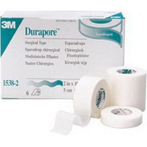 EA/1 - 3M Durapore&trade; Silk-Like Cloth Surgical Tape, 2" x 10 yds - Best Buy Medical Supplies