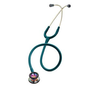 EA/1 - 3M Littmann&reg; Classic II Pediatric Stethoscope 28" L, Rainbow Finish Chestpiece, Caribbean Blue Tube - Best Buy Medical Supplies