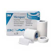 EA/1 - 3M Micropore&trade; Standard Hypoallergenic Paper Surgical Tape with Rayon Backing, White, Latex-Free 2" x 10 yds - Best Buy Medical Supplies