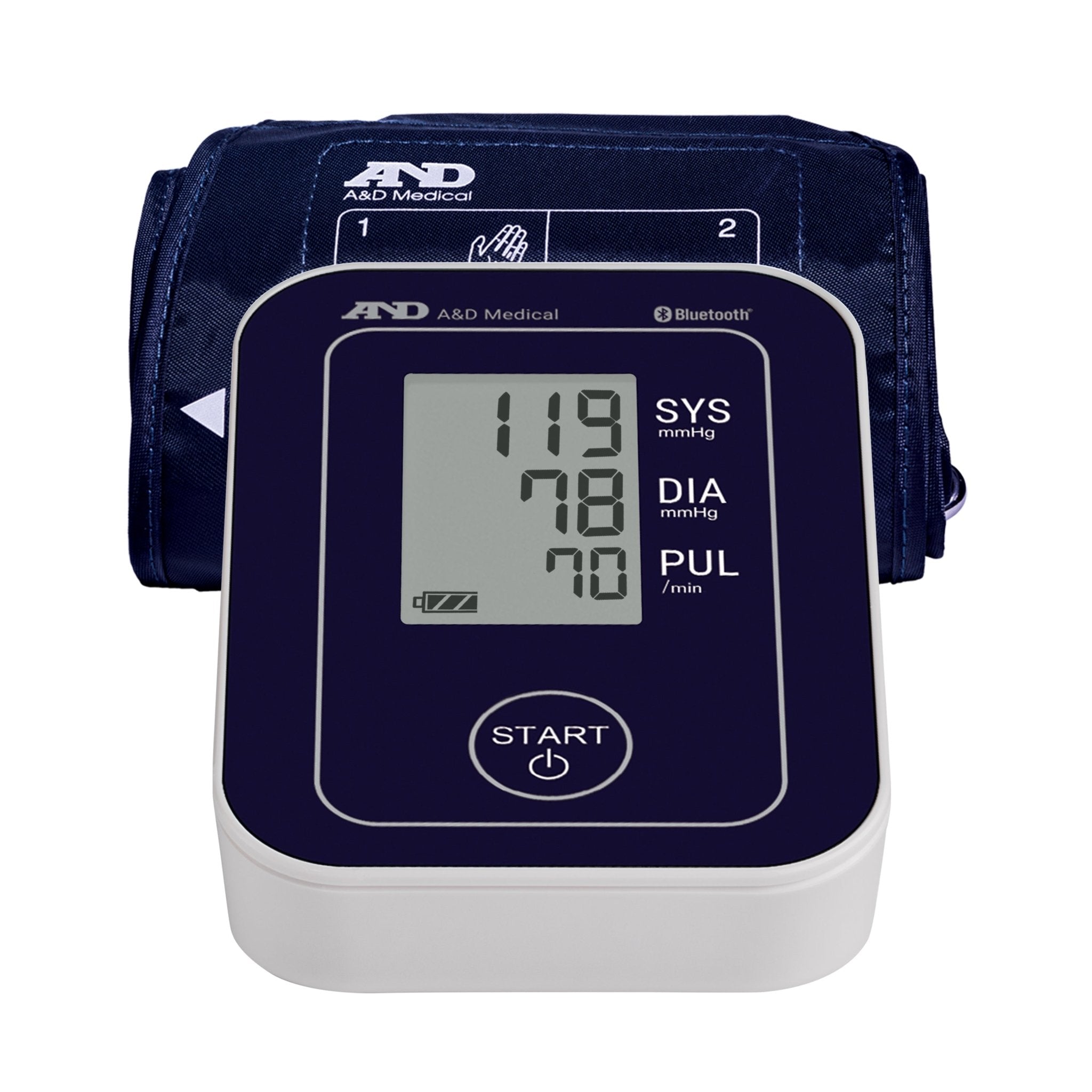 EA/1 - A&amp;D Medical Wireless One Button Blood Pressure Monitor - Best Buy Medical Supplies