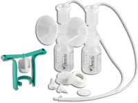EA/1 - Ameda One-Hand Breast Pump with Dual Hygienikit™ Milk Collection - Best Buy Medical Supplies