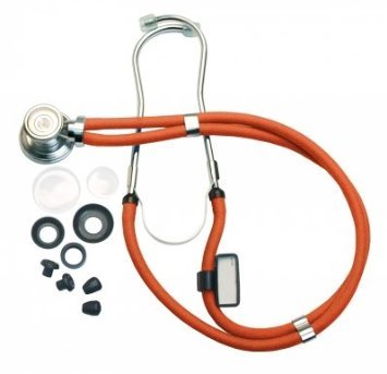 EA/1 - American Diagnostic Sprague-Rappaport Type Stethoscope with Accessory Pack, Neon Orange - Best Buy Medical Supplies