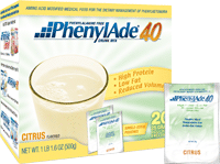 EA/1 - Applied Nutrition Corp PhenylAde&reg; 40 Drink Mix 25g Pouch, 83 Calories, Citrus Flavor, Phenylalanine-free, Low-protein - Best Buy Medical Supplies
