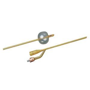 EA/1 - Bardex&reg; Lubricath&reg; Hematuria 3-Way Foley Catheter, Round, 24Fr, 30cc Balloon Capacity - Best Buy Medical Supplies