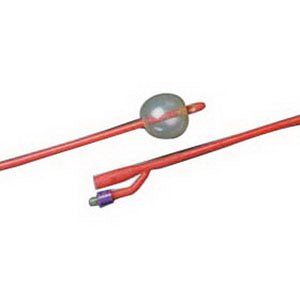 EA/1 - Bardex&reg; Lubricath&reg; Tiemann 2-Way Foley Catheter 18Fr, 5cc Balloon Capacity - Best Buy Medical Supplies