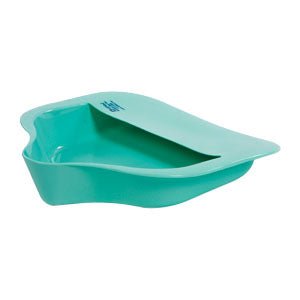 EA/1 - Bariatric Bed Pan with Anti-splash 15" x 14-1/4" W x 3" H, Mint Green, Plastic - Best Buy Medical Supplies