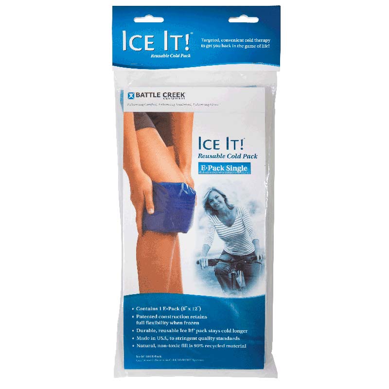EA/1 - Battle Creek Ice It!&reg; ColdComfort&trade; Cold Therapy Refill - E-Pack 6" x 12" Vinyl - Best Buy Medical Supplies