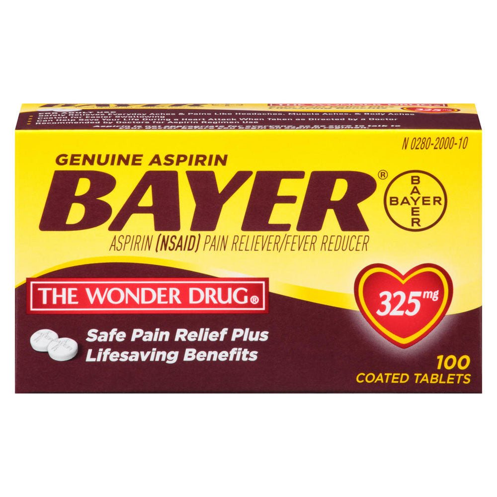 EA/1 - Bayer Genuine NSAID Drug, Tablet, 100 Count - Best Buy Medical Supplies