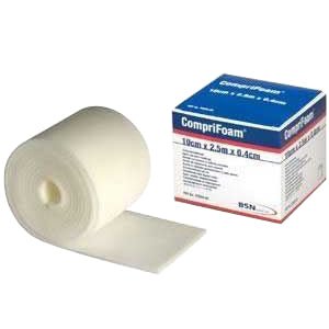 EA/1 - Biersdorf (BSN Jobst) Comprifoam White Foam Compression Bandage, Sterile, Latex-free - Best Buy Medical Supplies