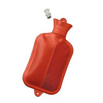 EA/1 - Briggs Mabis&reg; Rubber Water Bottle, Large, 2qt Capacity, Red - Best Buy Medical Supplies