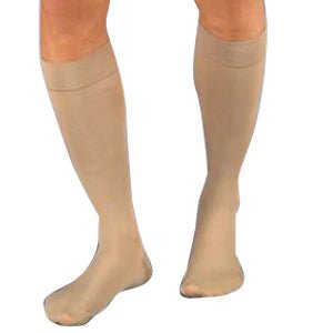 EA/1 - BSN Jobst® Unisex Relief Knee-High Moderate Compression Stockings, Closed Toe, Medium, Beige - Best Buy Medical Supplies