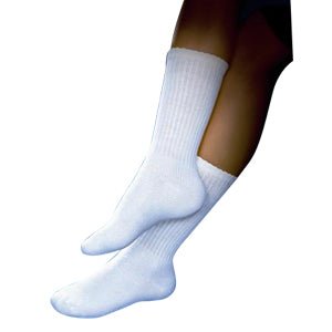 EA/1 - BSN Jobst&reg; SensiFoot&trade; Diabetic Sock, Knee High, Mild Compression, Small, 8 to 15mmHg, White - Best Buy Medical Supplies