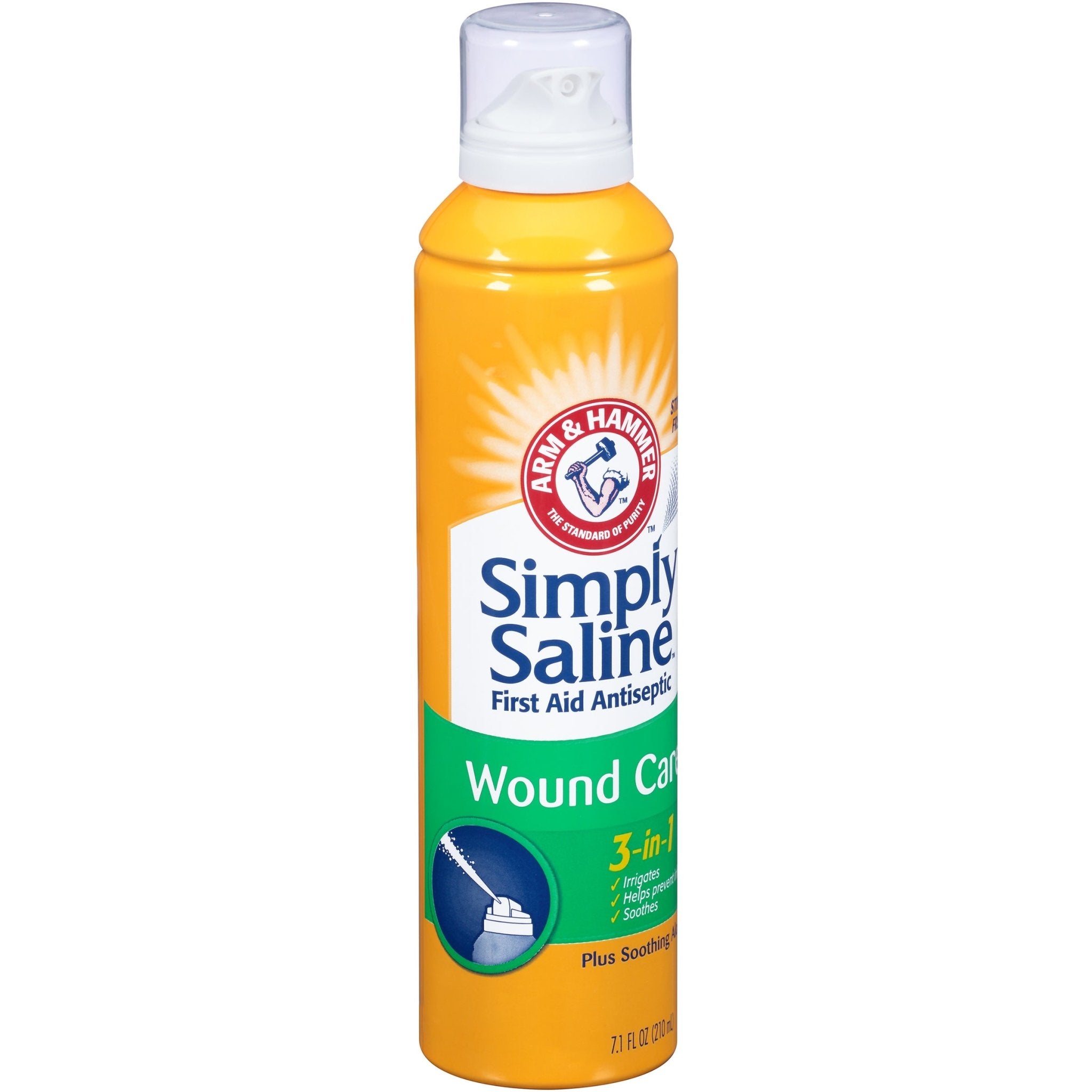EA/1 - Church & Dwight Simply Saline 3 in 1 Wound Wash, 7.1 oz - Best Buy Medical Supplies