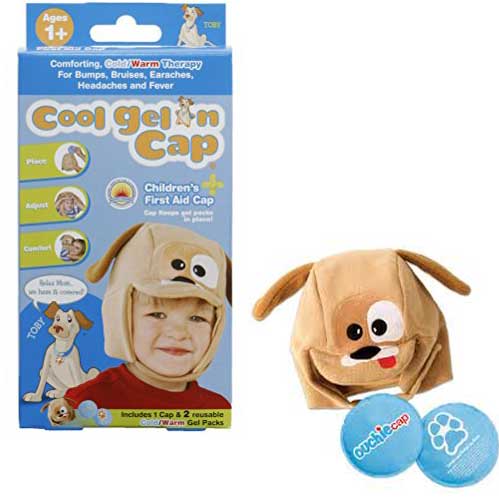 EA/1 - Cool Gel N Cap Kids Ice and Heat Packs with First Aid Cap, Toby The Puppy - Best Buy Medical Supplies