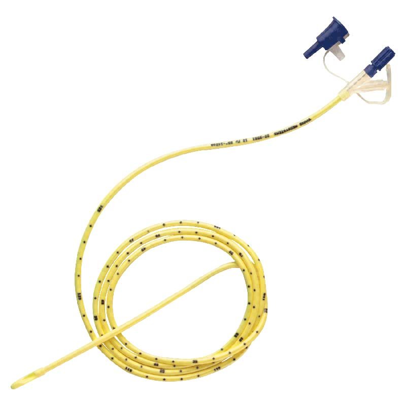 EA/1 - Corpak Corflo&reg; Ultra Lite Nasogastric Feeding Tube with Stylet 10Fr, 43" L, Non-weighted, With Anti-clog Feeding Port, Polyurethane, Latex-free, DEHP-free - Best Buy Medical Supplies