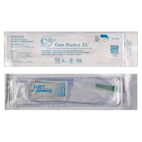 EA/1 - Cure Catheter&reg; Intermittent Pocket Catheter, Straight Tip, 14Fr, 25" - Best Buy Medical Supplies