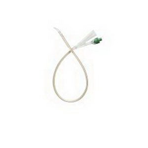 EA/1 - Cysto-Care Folysil Coude 2-Way Silicone Foley Catheter 10 Fr 3 cc - Best Buy Medical Supplies