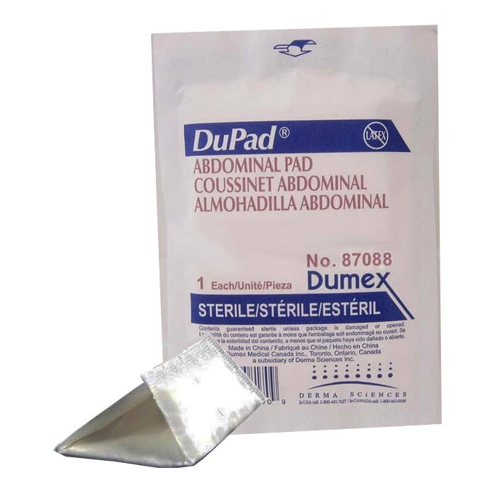EA/1 - Derma Sciences Dupad&reg; Abdominal Pads, Sealed End, 8" x 7-1/2" - Best Buy Medical Supplies