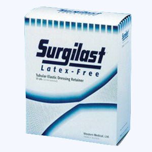 EA/1 - Derma Sciences Surgilast&reg; Tubular Elastic Bandage Retainer, Latex-free, for Extra-large Chest, Back, Perineum, Axilla 37-1/2" Working Stretch Size 10, 25 yds - Best Buy Medical Supplies