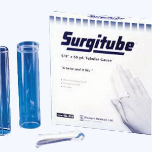 EA/1 - Derma Sciences Surgitube&reg; Tubular Gauze Bandage for Arms. Lower Leg, Size 4, 2-5/8" x 50 yds, Beige - Best Buy Medical Supplies