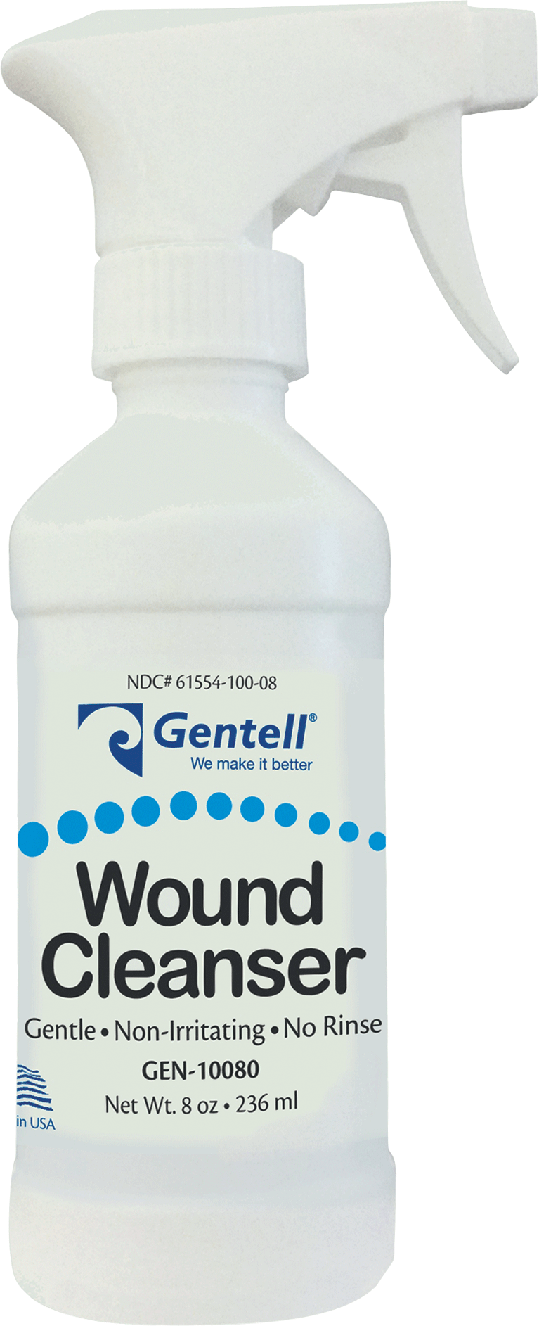 EA/1 - Gentell Wound Cleanser 8 oz. Spray Bottle - Best Buy Medical Supplies