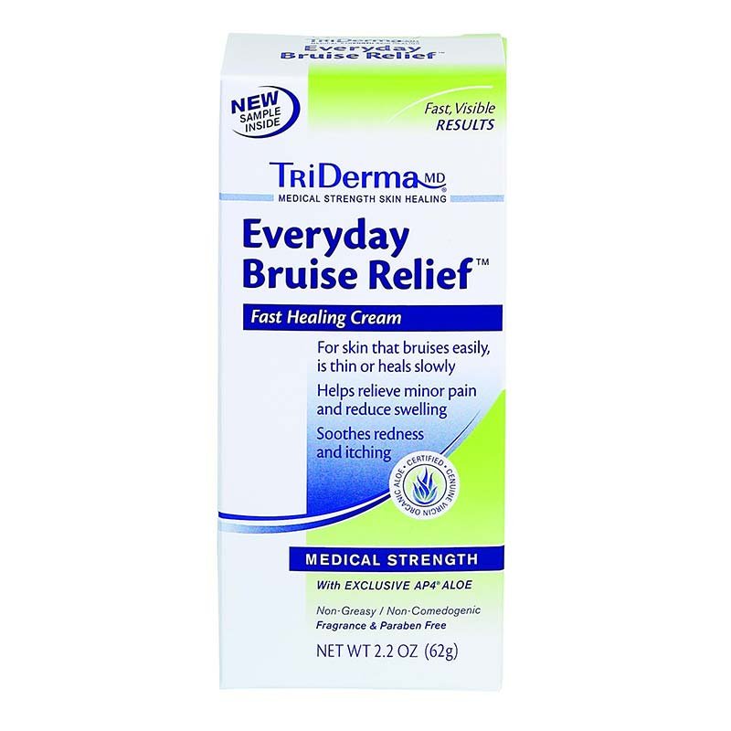 EA/1 - Genuine Virgin Aloe TriDerma&reg; Everyday Bruise Relief&trade; Cream, for Bruises, Itching and Redness, 1 oz - Best Buy Medical Supplies