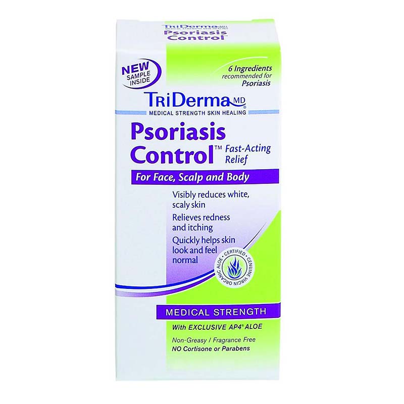 EA/1 - Genuine Virgin Aloe TriDerma&reg; Psoriasis Control&trade; Cream, Fragrance-Free, Paraben-Free - Best Buy Medical Supplies