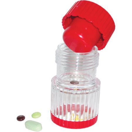 EA/1 - HealthSmart Pill Crusher, Red - Best Buy Medical Supplies