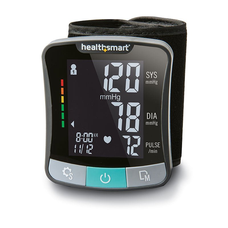 EA/1 - HealthSmart® Premium Talking Digital Wrist Blood Pressure Monitor - Best Buy Medical Supplies