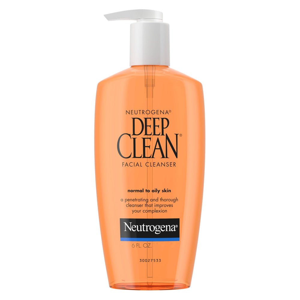 EA/1 - Johnson & Johnson Neutrogena&reg; Deep Clean&reg; Facial Cleanser, for Normal To Oily Skin, 6 oz - Best Buy Medical Supplies
