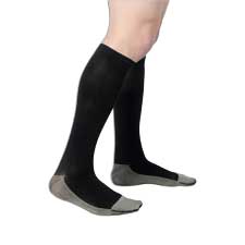 EA/1 - Juzo Soft Opaque Below-Knee Compression Stockings Size 3 Regular, Black, Full Foot, Unisex, Latex-free - Best Buy Medical Supplies