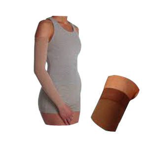 EA/1 - Juzo Soft Opaque Women's Circular Knit Arm Sleeve with Full Silicone Border, 30 to 40mm Hg Compression, Beige, Size 1 Long - Best Buy Medical Supplies