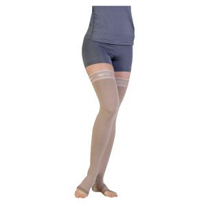 EA/1 - Juzo Soft Silver Thigh-High Compression Stockings with Silicone Border Size 3 Regular - Best Buy Medical Supplies